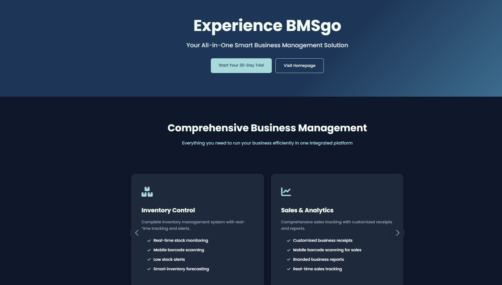 BMsGo - Business Management System
